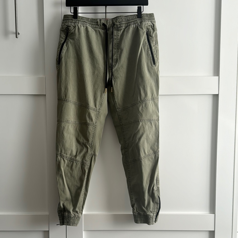 Arizona Jean Company Olive Skinny Flex Jogger with Drawstring